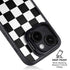 Black and White Checkered iPhone 13 Kickstand Case