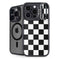 Black and White Checkered iPhone 13 Pro Kickstand Case