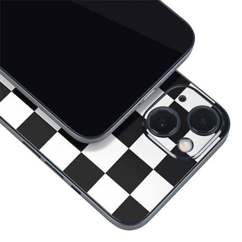 Black and White Checkered iPhone Skins