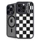 Black and White Checkered iPhone 15 Pro Max Kickstand Case