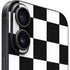 Black and White Checkered iPhone 16 Plus Skin