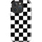 Black and White Checkered iPhone 16 Pro Magsafe Impact Case