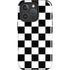 Black and White Checkered iPhone 16 Pro Magsafe Impact Case