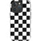 Black and White Checkered iPhone 16 Pro Max Impact Case