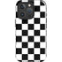 Black and White Checkered iPhone 16 Pro Max Impact Case