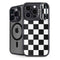 Black and White Checkered iPhone 16 Pro Max Kickstand Case