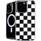 Black and White Checkered iPhone 16 Pro Max MagSafe Case