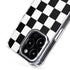 Black and White Checkered iPhone 16 Pro Max MagSafe Case
