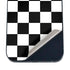 Black and White Checkered iPhone 16 Skin