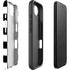 Black and White Checkered iPhone 16e Impact Case