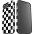 Black and White Checkered iPhone 16e Impact Case