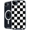 Black and White Checkered iPhone 16e MagSafe Case