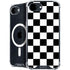 Black and White Checkered iPhone 16e MagSafe Case