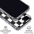 Black and White Checkered iPhone 16e MagSafe Case