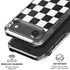 Black and White Checkered iPhone 17 Air Clear Case