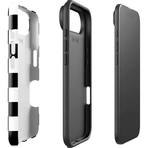 Black and White Checkered iPhone 17 Air Impact Case