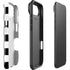 Black and White Checkered iPhone 17 Air Impact Case