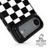 Black and White Checkered iPhone 17 Air Kickstand Case