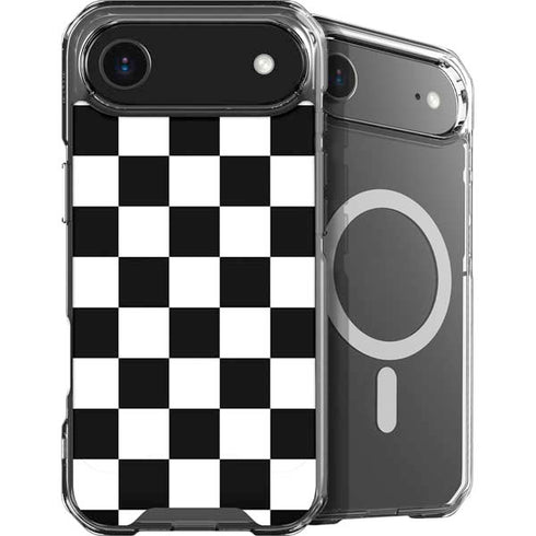 Black and White Checkered iPhone 17 Air MagSafe Case