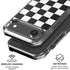 Black and White Checkered iPhone 17 Air MagSafe Case