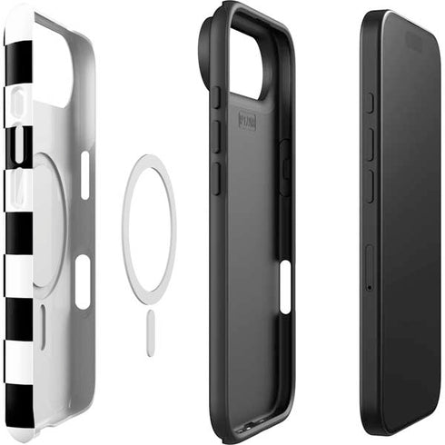 Black and White Checkered iPhone 17 Air Magsafe Impact Case