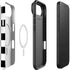 Black and White Checkered iPhone 17 Air Magsafe Impact Case