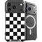 Black and White Checkered iPhone 17 Pro MagSafe Case