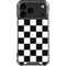 Black and White Checkered iPhone 17 Pro Max Clear Case