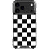 Black and White Checkered iPhone 17 Pro Max Clear Case