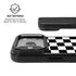 Black and White Checkered iPhone 17 Pro Max Kickstand Case