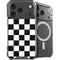 Black and White Checkered iPhone 17 Pro Max MagSafe Case