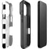 Black and White Checkered iPhone 17 Pro Max Magsafe Impact Case