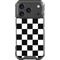 Black and White Checkered iPhone 18 Pro Clear Case