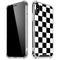 Black and White Checkered iPhone X/XS Clear Case