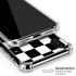 Black and White Checkered iPhone X/XS Clear Case