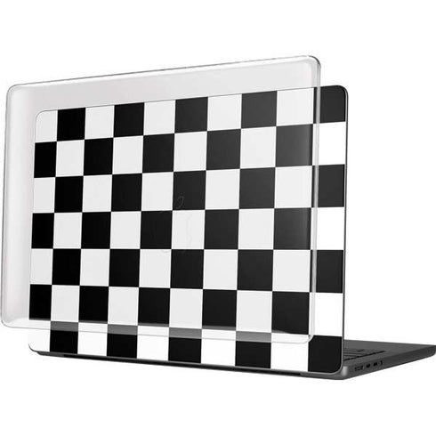 Black and White Checkered MacBook Pro 14in (2021-24) Case plus Skin