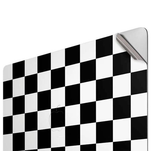 Black and White Checkered Apple MacBook Pro 16-inch Skin