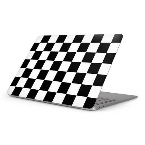 Black and White Checkered Apple MacBook Pro 16-inch Skin