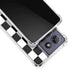 Black and White Checkered Moto G 5G (2025) Clear Case
