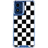 Black and White Checkered Moto G 5G (2024) Clear Case