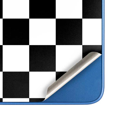 Black and White Checkered Moto G Play 4G (2024) Skin