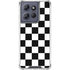 Black and White Checkered Moto G Power 5G (2025) Clear Case