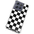 Black and White Checkered Moto G Power 5G (2025) Clear Case