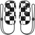 Black and White Checkered Nintendo Skins