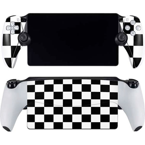 Black and White Checkered PlayStation PS5 Skins