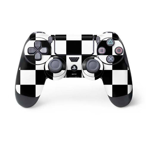 Black and White Checkered PlayStation PS4 Skins