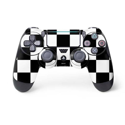 Black and White Checkered PlayStation PS4 Skins