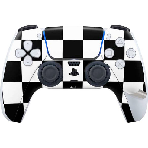 Black and White Checkered PS5 Pro Bundle Skin
