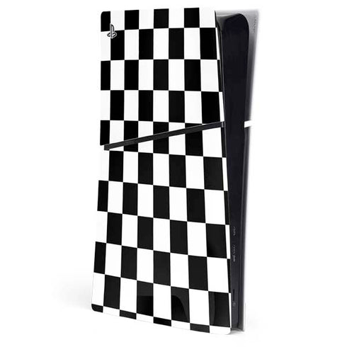 Black and White Checkered PlayStation PS5 Skins
