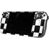 Black and White Checkered Steam Deck Handheld Gaming Computer OLED Skin
